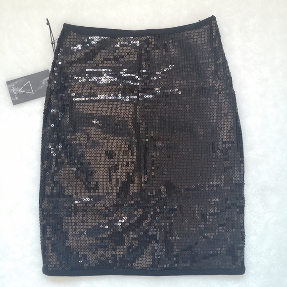 SOLD | Aritzia Talula Sequin Bodycon Skirt XS - Picture 1 of 2